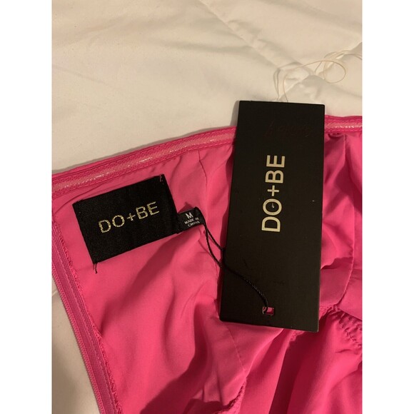 Do+Be Womens Pink Wrap Strapless Cocktail Party Dress medium Barbie Sexy Brunch - Picture 8 of 12
